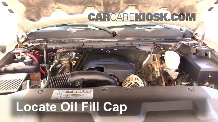 2008 Chevrolet Silverado 2500 HD LT 6.0L V8 Crew Cab Pickup (4 Door) Oil